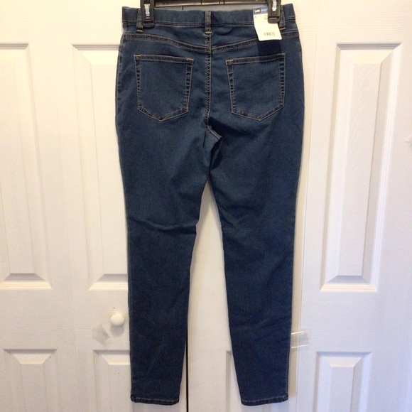 Lee Womens Easy Fit Dark Wash Denim Houston Legging Size Small - Picture 4 of 8